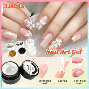 Monja 5ml 3D Sculpture Nail Art Painting Gel Silk Sculpture Modeling Carved Gel DIY Manicure Tools