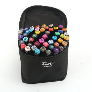 24/36/60/80Color marker Alcohol markers Set Touch Marker Pen Highlighter Pen Set coloring set copic markers COD