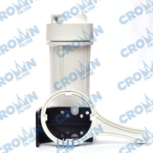 Housing Filter Air Taiwan 10" Drat 1/4 Solid White Complete Set ( US PATENT NUMBER )