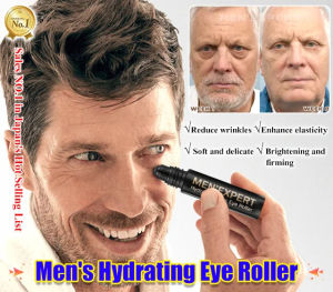 East Moon Mens Hydrating Eye Roller Relieve Eye Winkle and Dark Circles