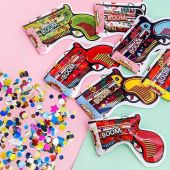 Inflatable Fireworks Gun 🎉 自动充气礼花枪 Pistol Konfeti Automatik Parti Hari Jadi Surprise Birthday Party Wedding Handheld Poppers Decoration