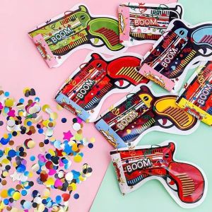 Inflatable Fireworks Gun 🎉 自动充气礼花枪 Pistol Konfeti Automatik Parti Hari Jadi Surprise Birthday Party Wedding Handheld Poppers Decoration