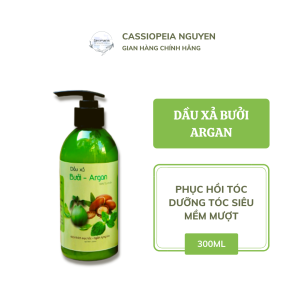 Dầu xả bưởi argan cao cấp kem xả ủ tóc phục hồi tóc hư tổn khô xơ gãy rụng dưỡng tóc siêu mềm mượt chắc khỏe từ sâu bên trong
