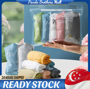【READY STOCK】Cotton Disposable Underwear Disposable Panties Portable Travel Maternity Panties EO Sterilization Woman