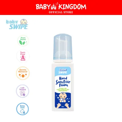 babySWIPE Hand Sanitiser Foam (Alcohol-Free & Baby Safe)