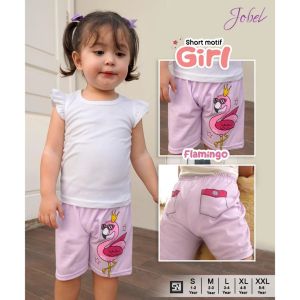 KAZEL JOBEL CELANA PENDEK SHORT MOTIF BOY/GIRL EDITION (1Pcs) 1-6Tahun