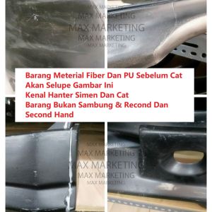 PU2583 HONDA CITY 2014 REAR SKIRT WITH REFLECTOR & LED BRAKE + 4 PCS EXHAUST (MG-RR) (PU)