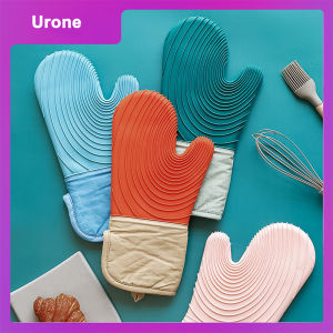 Urone Găng tay nấu ăn bằng silicon chịu nhiệt