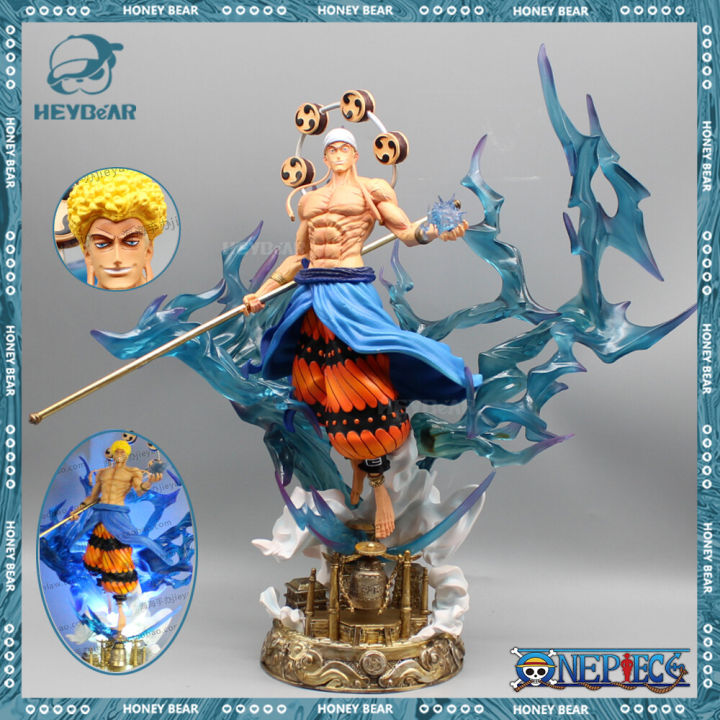 36cm One Piece Figure Enel Anime Figure Two Heads With Light Enel ...