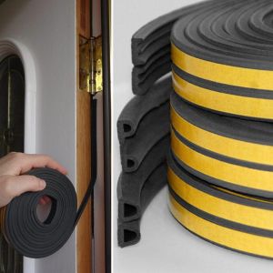 Door Seal List Peredam Kedap Suara Karet Pintu Kayu Almunium