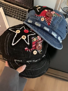 Fashion Octagonal Cabbie Hat Patched Beret Hat Newsboys Caps Painters Hat All Matching Dome Hat for Party and Casual