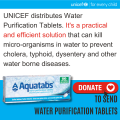 HELP! Donate 4,000 Water Purification Tablets  to children - UNICEF Malaysia. 