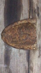 ผานไถโบราณ ใบผาลมือสอง สบไถนา ผาลไถโบราณ ไถนาโบราณ วัตถุอาถรรพ์ เครื่องรางสมัยพุทธกาล ขับเสนียด ป้องกันคุณไสย ของโบราณ ของสะสม ของหายาก