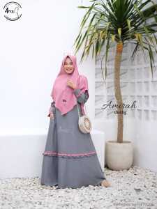 GAMIS ARSY AMIRAH SET HIJAB MATERIAL ITY CREPE TERBARU