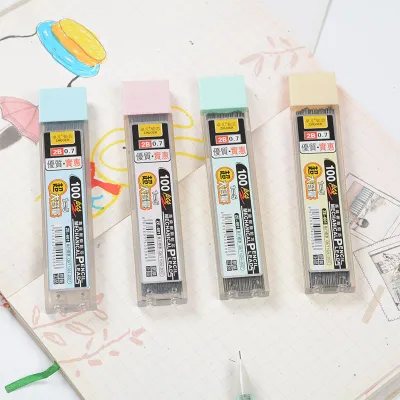 🔥0.5/0.7Mm Metal Mechanical Mechanical Pencil Simple Drawing Press Pencil Learning Stationery LovelylifeFu👍