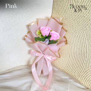 BUKET BUNGA / BUKET BUNGA PREMIUM / BUKET ULANG TAHUN / BUKET WISUDA / BUKET ARTIFICIAL COD Buket 2 tangkai (mini) free kardus