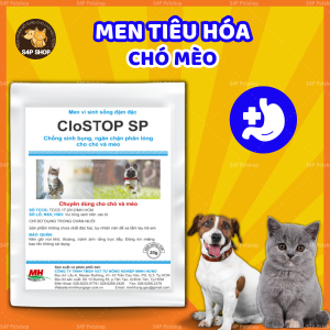 Men tiêu hóa Clostop SP cho chó mèo - 20g/1 gói