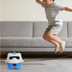 GOXBERK Wireless Electric Rope Skipping Machine Intelligent with Remote Control Skipping Rope Machine Jumping Rope LED Display Jump Rope Machine Indoor Games