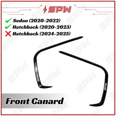 Honda City Sedan / Hatchback Front Rear Canard Bumper Lip Cover Car Exterior Accessories GN2 GN5 GN6 City HB Carnard 2020 2021 2022 2023 2024 2025 2026
