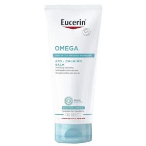 Eucerin Omega ATO Calming Balm 200ml – Atopic Dermatitis Body Balm Relieves Dryness & Itching