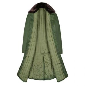 Mens Winter Long Coat Thickened Winter Mens Workwear Long Coat Security Guard Long Plus Size Coat