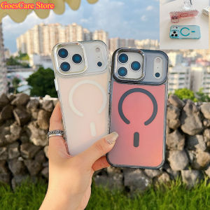 Deluxe Color Changing Stand Case For iPhone 17 Air 16 Pro Max 15 14 13 12 11 for Magsafe Shockproof Protection Cover