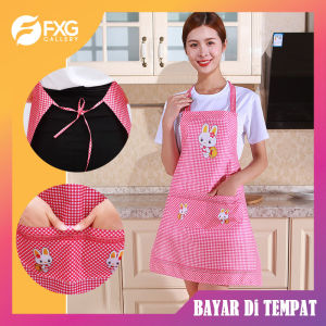 FXG - Apron Masak Anti Air Celemek Tahan Minyak Poliester CLM02 COD