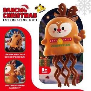 Aitemay New Magical Dancing Children’s Toy Stress-relief Toy Creative Octopus Cup Fun Toy Christmas Halloween LED Light Music Electronic Robot Interactive Children’s Birthday Gift