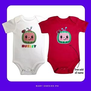 Character 0-12 months Cotton Baby Onesie with Name for Baby Boy Baby Girl Monthly Birthday Outfit
