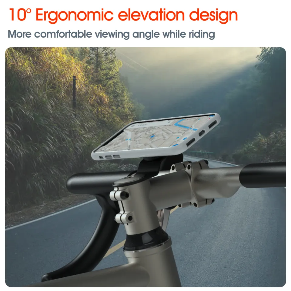 sincetop Mountain Bike Phone Mount-Universal Bicycle Cell Phone  Holder,Aluminum Handlebar Stem Phone Clamp,Cycling Mobile Phone Clip,MTB  Road Bike