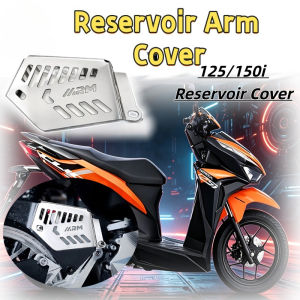 Motorcycle Hugger Airblade Reservoir Cover CNC Aluminum Radiator Arm Cover for Honda Click125i/150i
