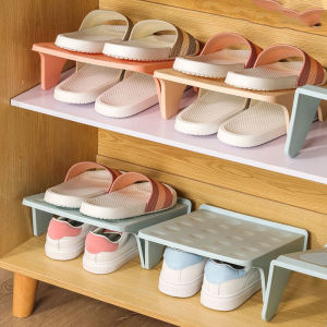 jaynebio mothers day gifts PP Household Storage Shoes Pink/Green Blue/Beige Shoes Storage Rack Save Space Shoe Storage Organizer Household