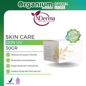 Skin UV Protection Gel NDERMA Perawatan wajah untuk kulit lebih lembab dan bersih - 30gr