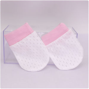 【SG stock】Newborn babys scratch resistant gloves with adjustable drawcord新生儿宝宝防抓手套抽绳可调节防抓脸