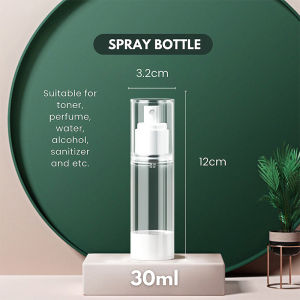 Travel Airless Pump Bottle Portable Refillable Spray Bottle Creams Lotions Dispenser Travel Cosmetic Containers Toiletries Traveling Accessories 旅行真空瓶