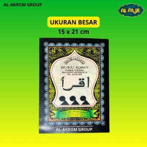 Buku Iqra Besar Kecil Anak dan Dewasa