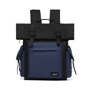 Balo Thời trang Thương Hiệu NATOLI BST FOLD BACKPACK B10 Cặp đựng laptop chất vải canvas kháng nước cao cấp