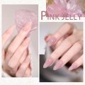 Jelly Nude Gel  Set, 10Pcs Sheer Milky White Pink Transparent Gel Polish Kit UV LED  Polish Colors Varnish Nail Art DIY Salon 7ML. 