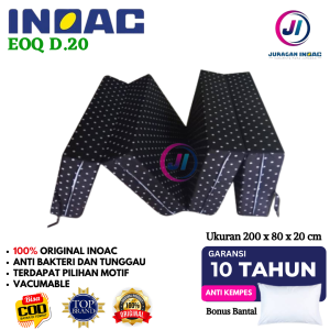 [ 80 x 20 ] Kasur Lipat Busa INOAC EOQ D20 Ukuran 80 x 20 x 200  cm Gratis Bantal Original Garansi 10 Tahun Murah