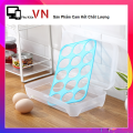 Hộp đựng trứng gà, trứng vịt 15 ô, hộp nhựa trong suốt, khay nhựa để trứng bảo quản gọn gàng, chống va đập. 