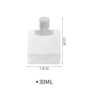 OKEYBELI Travel Botol Refill Tempat Sabun Cair Botol Sabun Travel Plastik Fliptop Travel Bottle Cosmetic Lotion U24