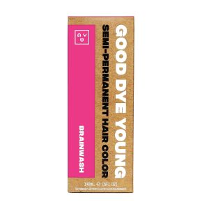Good Dye Young Semi-Permanent Hair Color Vegan and Cruelty-Free Hair Dye Last up to 24 Washes Non-Damaging Conditioning Hair Color (5FL OZ Brainwash)