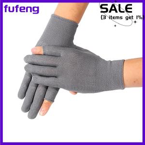 fufeng Nylon Breathable Touch Screen Gloves Half Finger Full Finger Gloves Outdoor Mitten Work Thin Gloves Shooting Mitten
