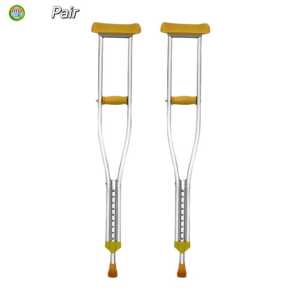 Ultra-Light Weight Underarm Crutch Cane Arm Support Adjustable Height Shoulder Saklay For Adult