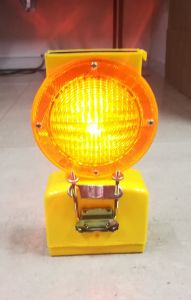 Solar Blinker Warning Traffic Light LED Light Barricade Light