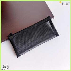 Follow Get New【TIS】 Makeup Pouch Lipstick Makeup Brush Storage Bags Student Transparent Mesh Pencil Case Ins Travel Cosmetic Organizer For Women