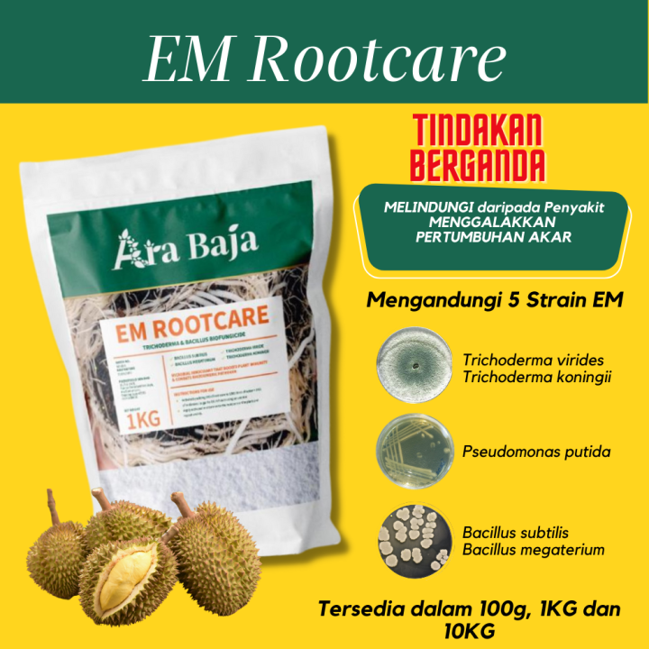 Pherotools EM Rootcare 100g / 1KG Trichoderma & Bacillus Bio fungicide ...