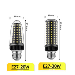 E14 E27 LED Corn Bulb 20w 30w Light Ac110v Ac220v 360 degree Lights Lamps Aluminum+pc Cool Warm 2835smd Bulbs Home Energy-saving Replace halogen chandelier lights Night