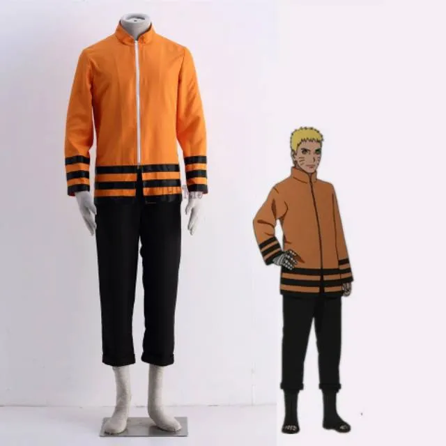 BORUTO NARUTO Cosplay Uzumaki Naruto Jacket Costume Uniform