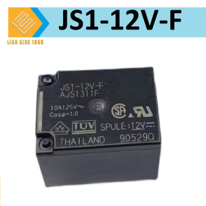 Js1-12v-f Relay 12v10a panasonic 5 chân màu đen